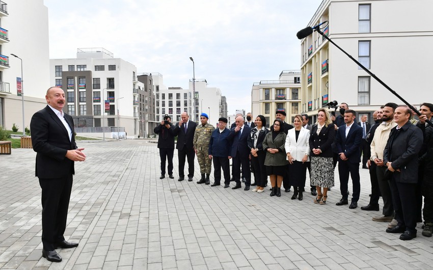 Prezident: "Böyük Qayıdış Proqramının birinci mərhələsinin sonunda Qarabağ və Şərqi Zəngəzurda 140 min insan yaşayacaq"