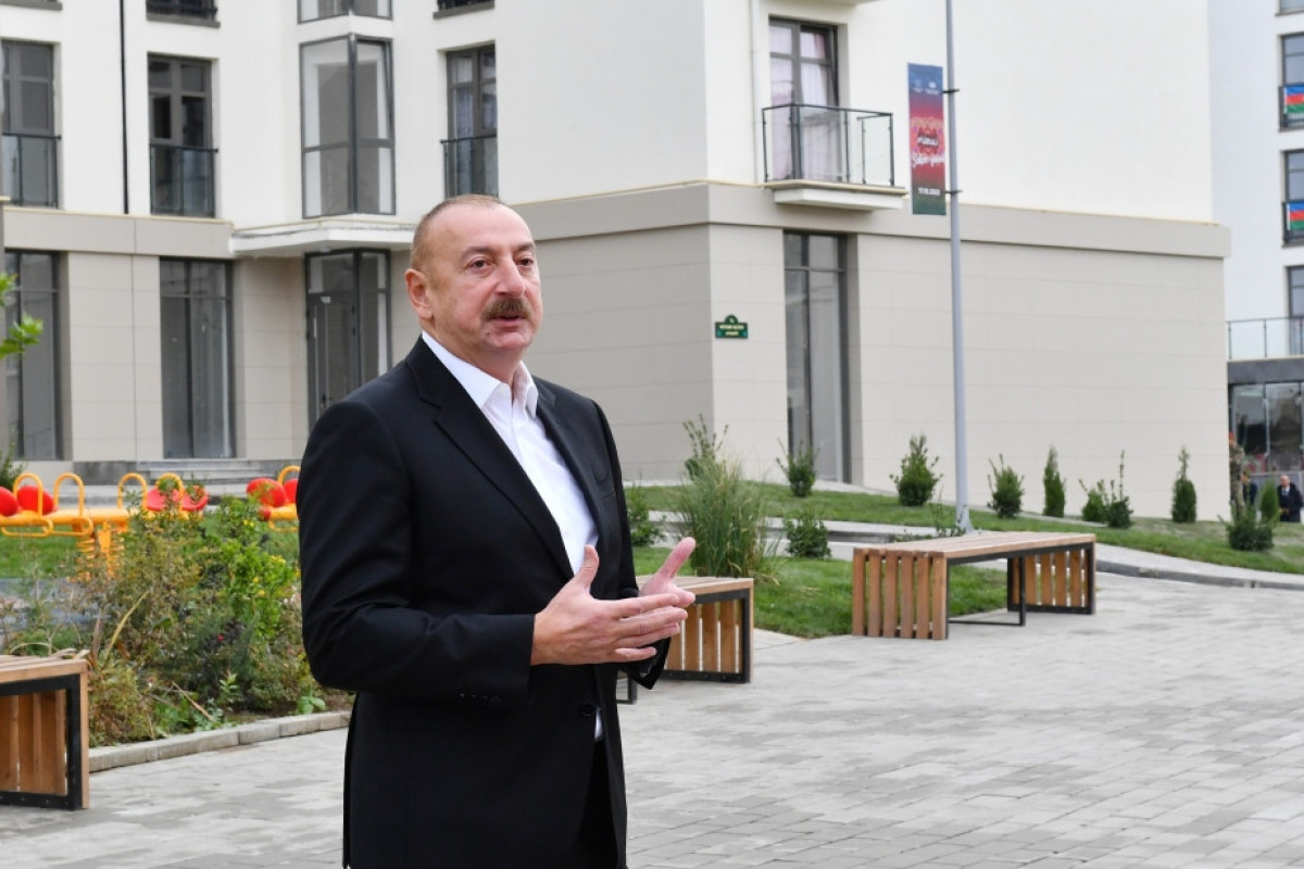 Azerbaijani President: We are implementing first urban development project in Fuzuli