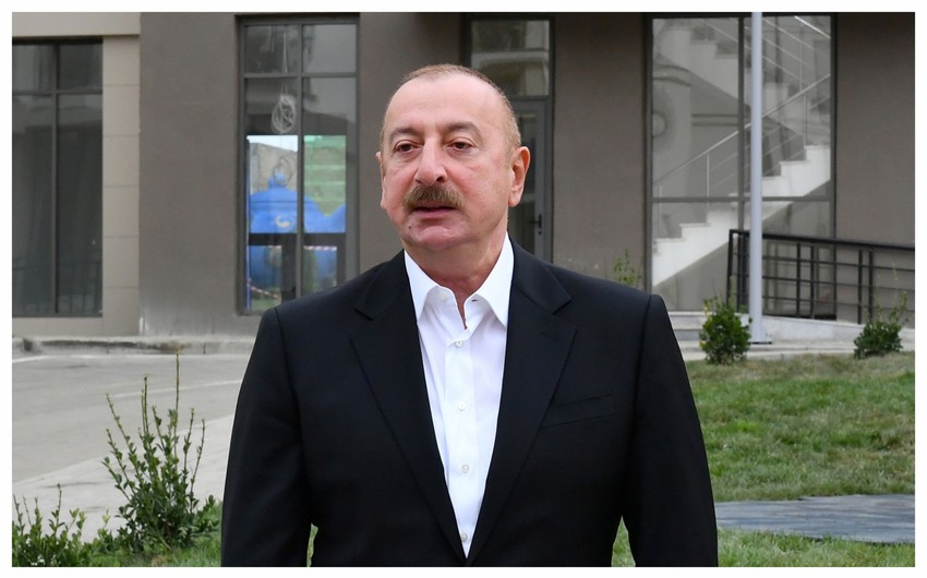 Президент Ильхам Алиев на встрече с жителями Физули еще раз выразил уважение к памяти шехидов