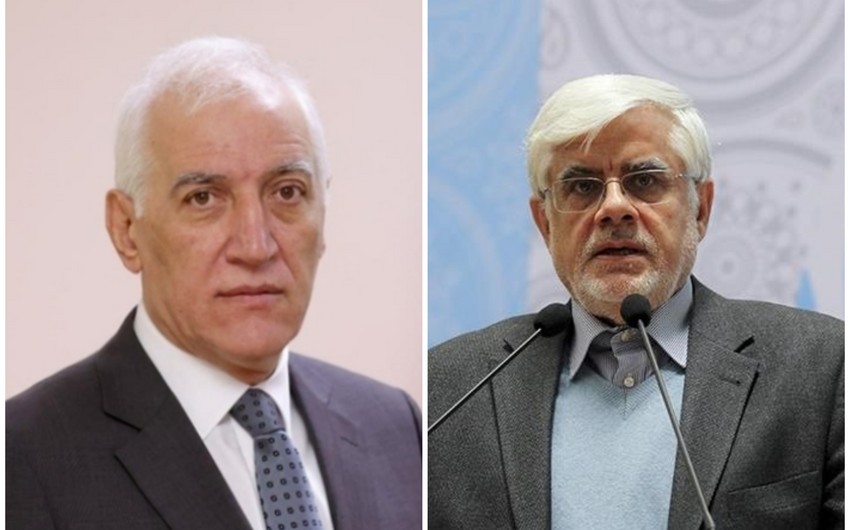 President of Armenia meets Vice President of Iran in Turkmenistan