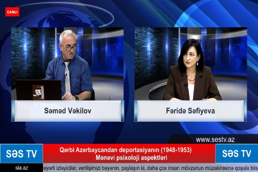 Qərbi Azərbaycandan deportasiyanın mənəvi-psixoloji aspektləri müzakirə edilib