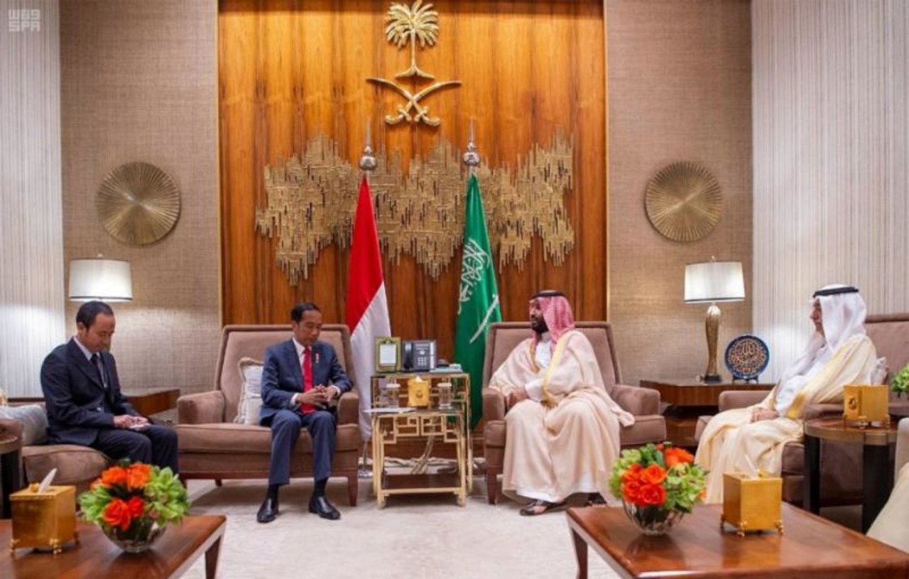 ولي العهد السعودي ورئيس إندونيسيا يناقشان الأوضاع الإقليمية والدولية