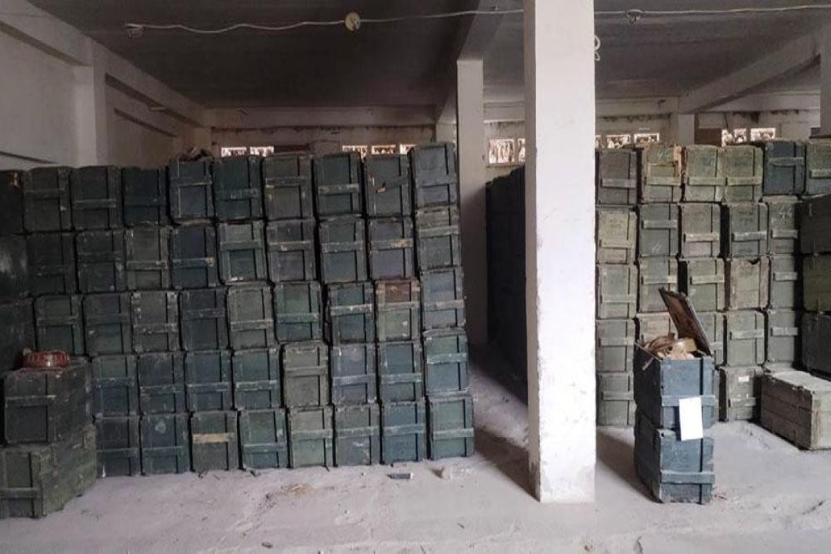 Storages full of mines and explosive devices were discovered in Garabagh